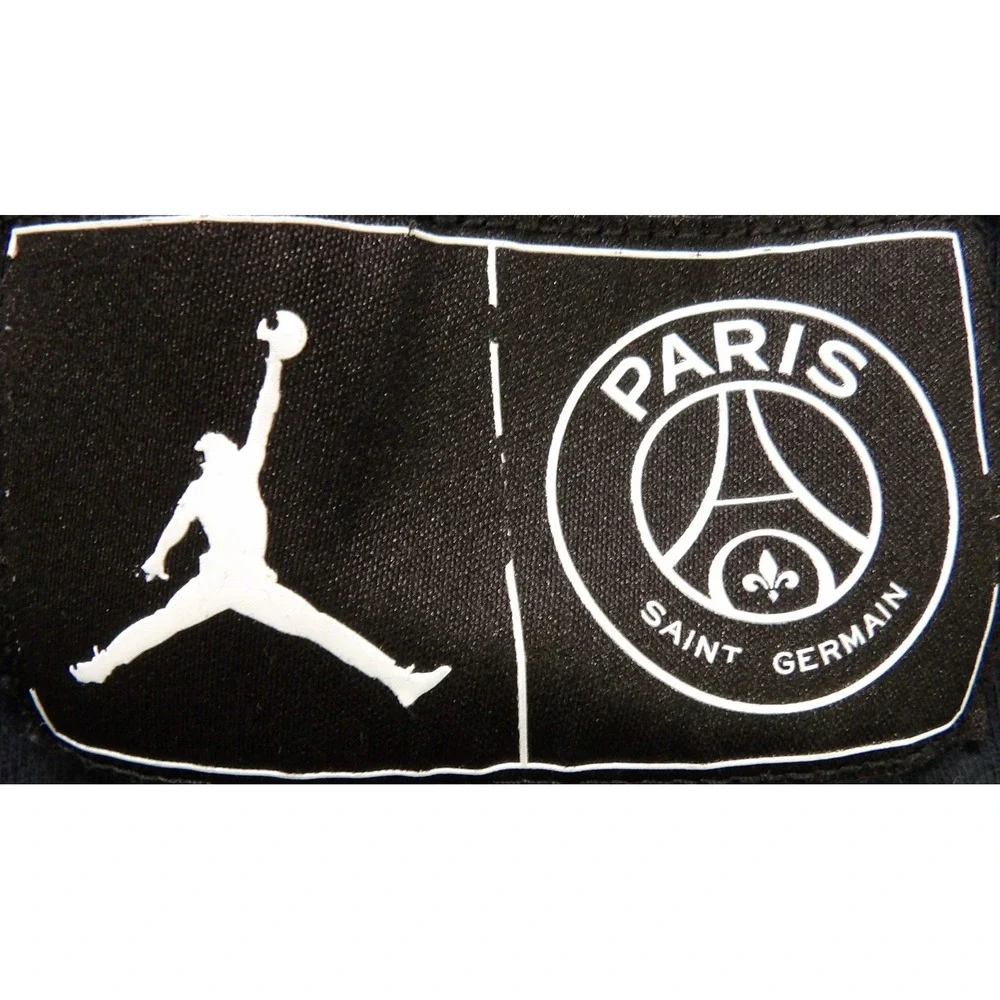 Jordan PSG Paris Saint Germain Jumpman Shirt Cotton Men L Black Graphic Tee